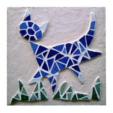 Mosaïque Chat Emaux de Briare