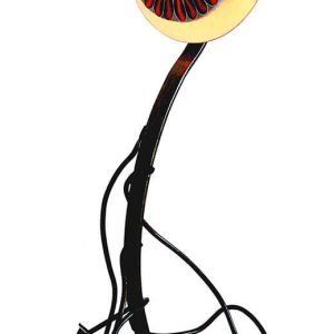 Mosaïque Lampe Incandescence - verre spectrum - fer forgé - 170x70x50cm