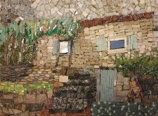 Mosaïque Maison minéraux