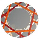 Mosaïque Miroirs decor verre vitrail - Diam 50cm