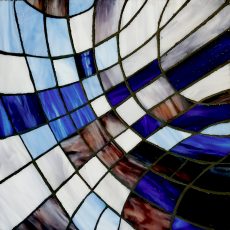 Mosaïque contemporaine - verre vitrail - Stage mosaïque (3)