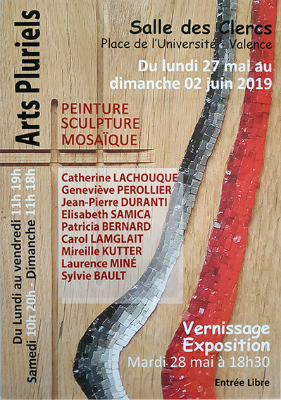 Mosaïque exposition - Valence mai, juin 2019